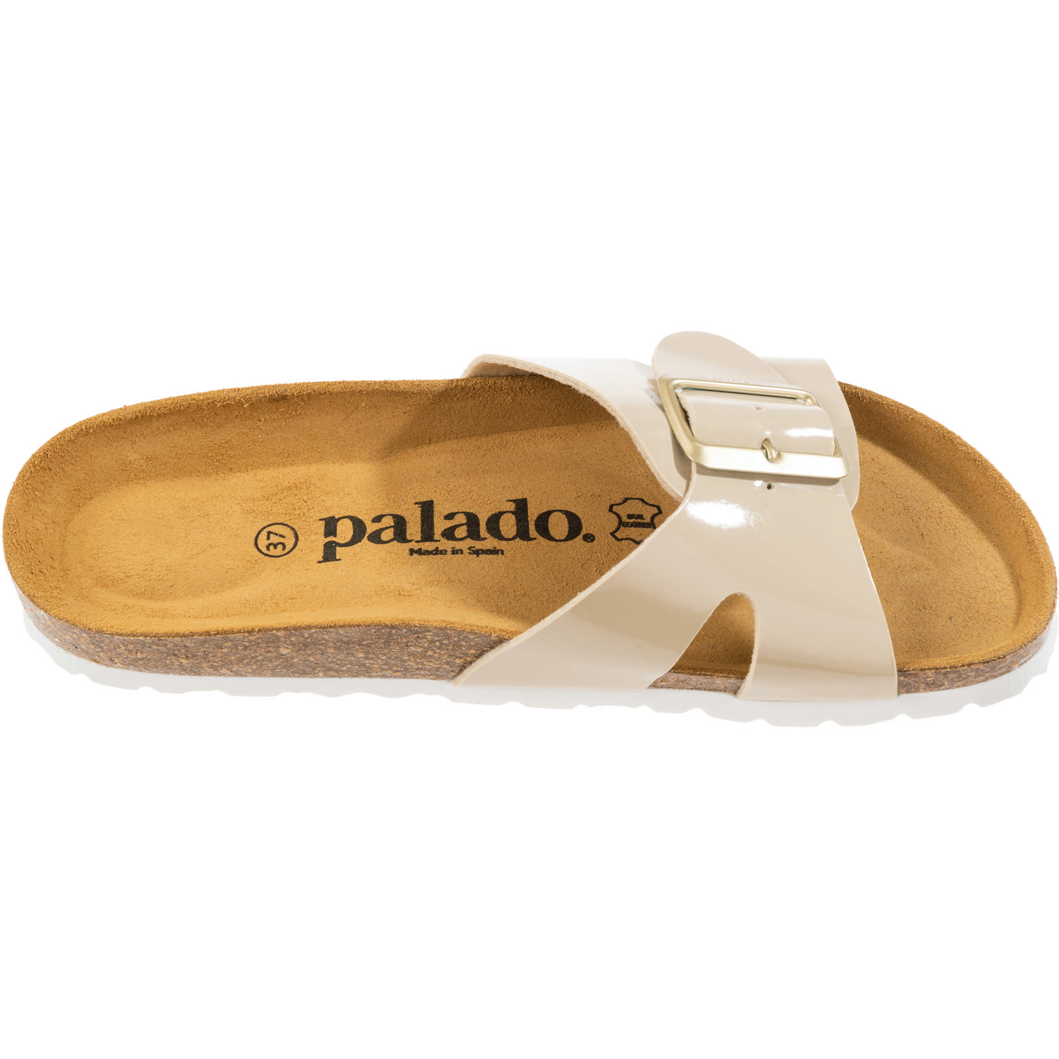 Palado Tinos Lack, Pantoletten, Damen, Beige