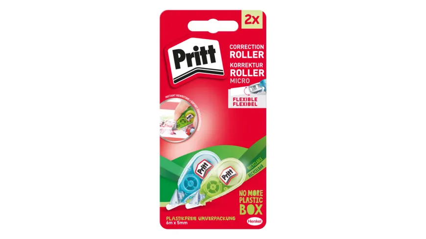 Pritt Korrekturroller Micro 2x 5mmx6m 12 m