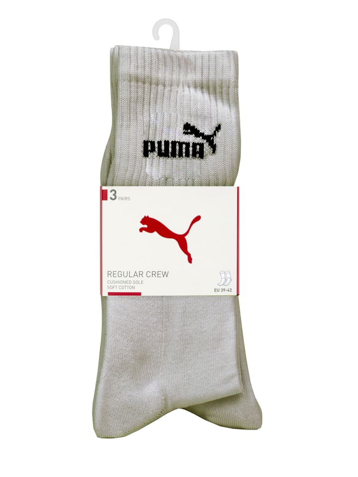 Puma Socken CREW SOCK 6P in 400 - grey günstig kaufen
