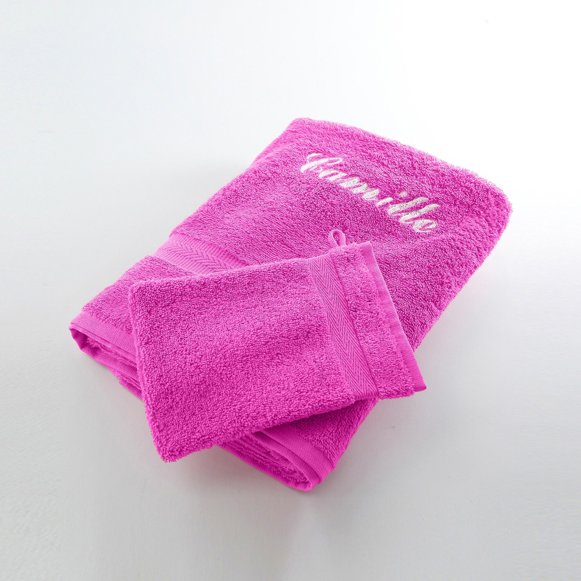 Serviette éponge personnalisable confort moelleux