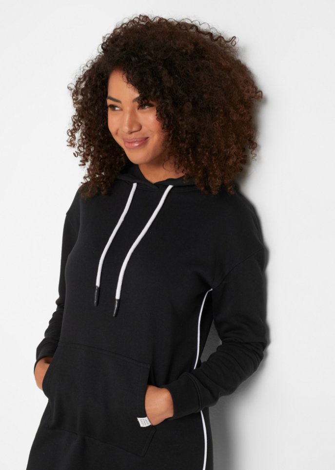 Sweatkleid mit Kapuze