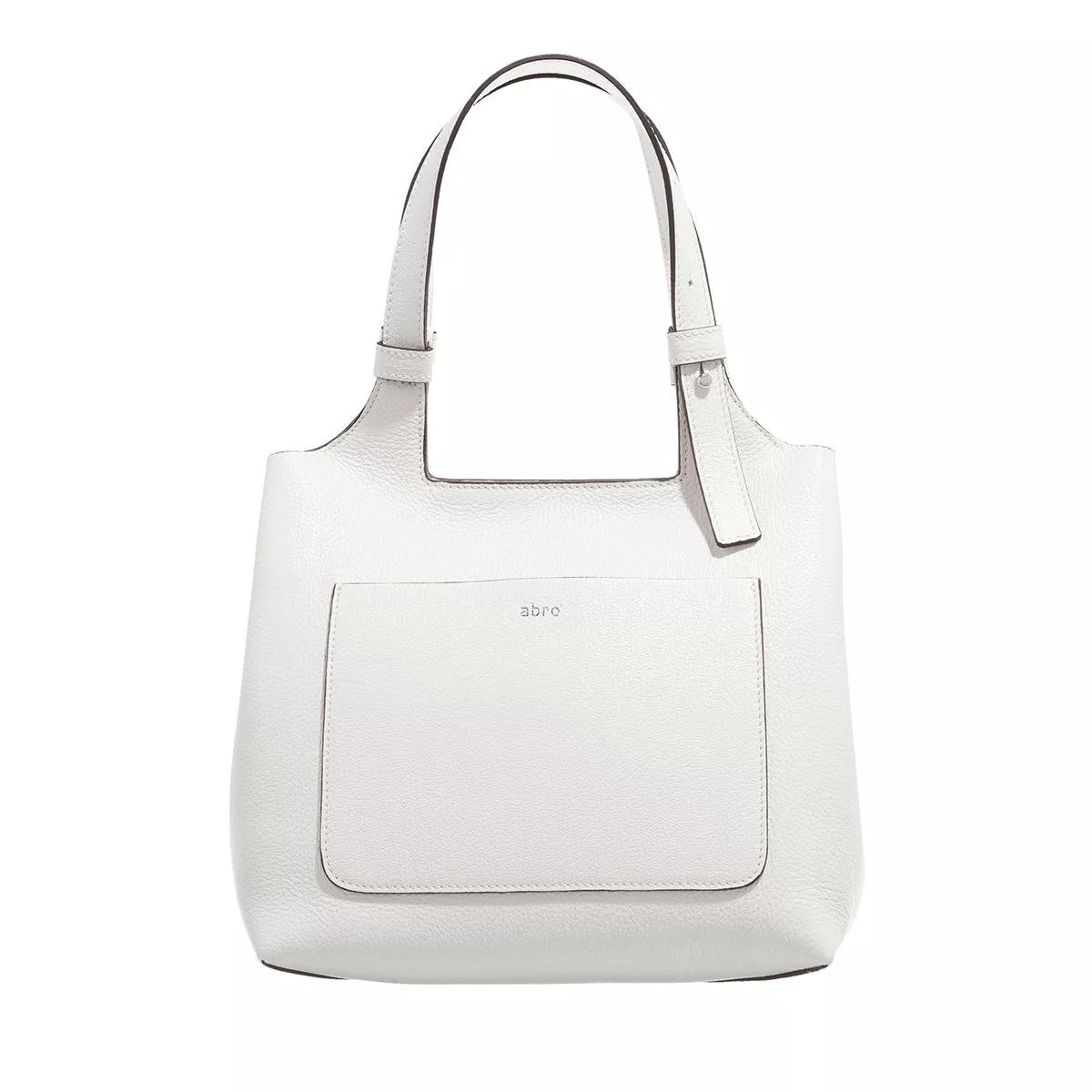 ABRO Handtaschen weiss Tote