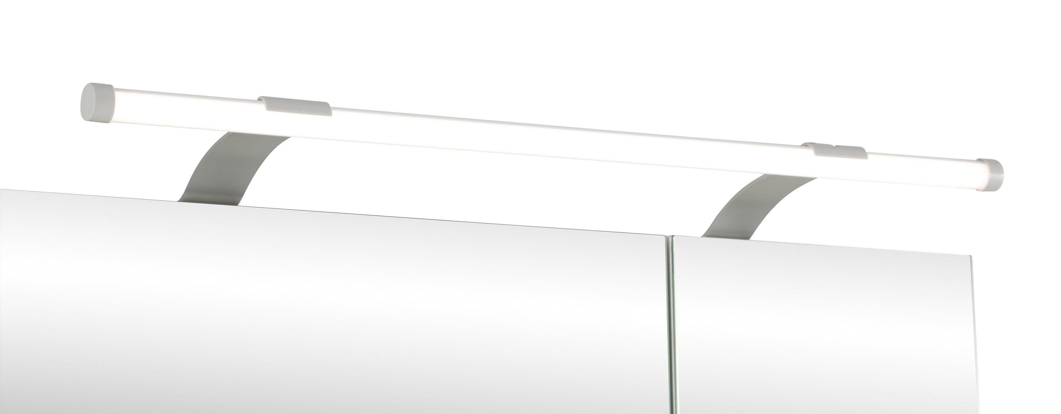Schildmeyer Spiegelschrank Dorina Breite 60 cm, 2-türig, LED-Beleuchtung, Schalter-/Steckdosenbox