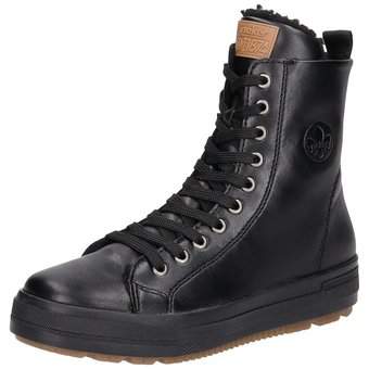 Rieker Schnürstiefelette in schwarz