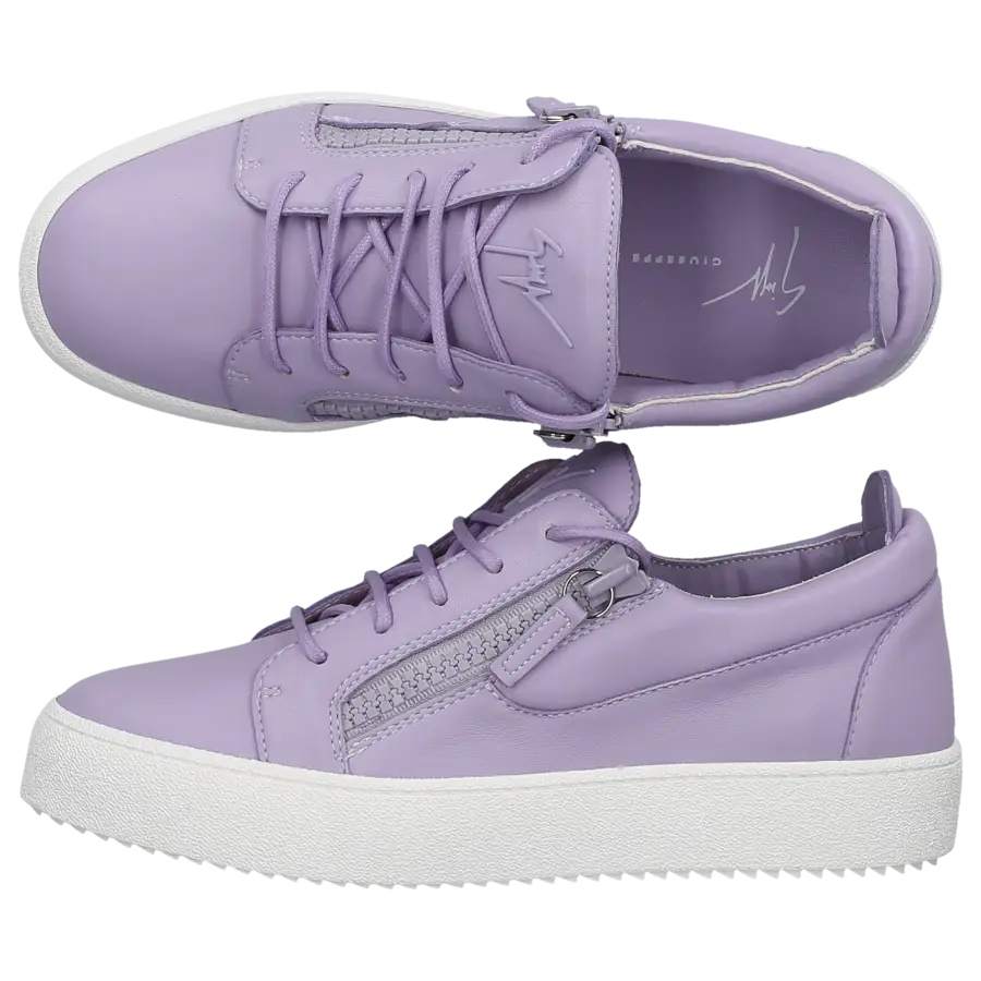 Giuseppe Zanotti - Sneaker low KRISS Kalbsleder - lila