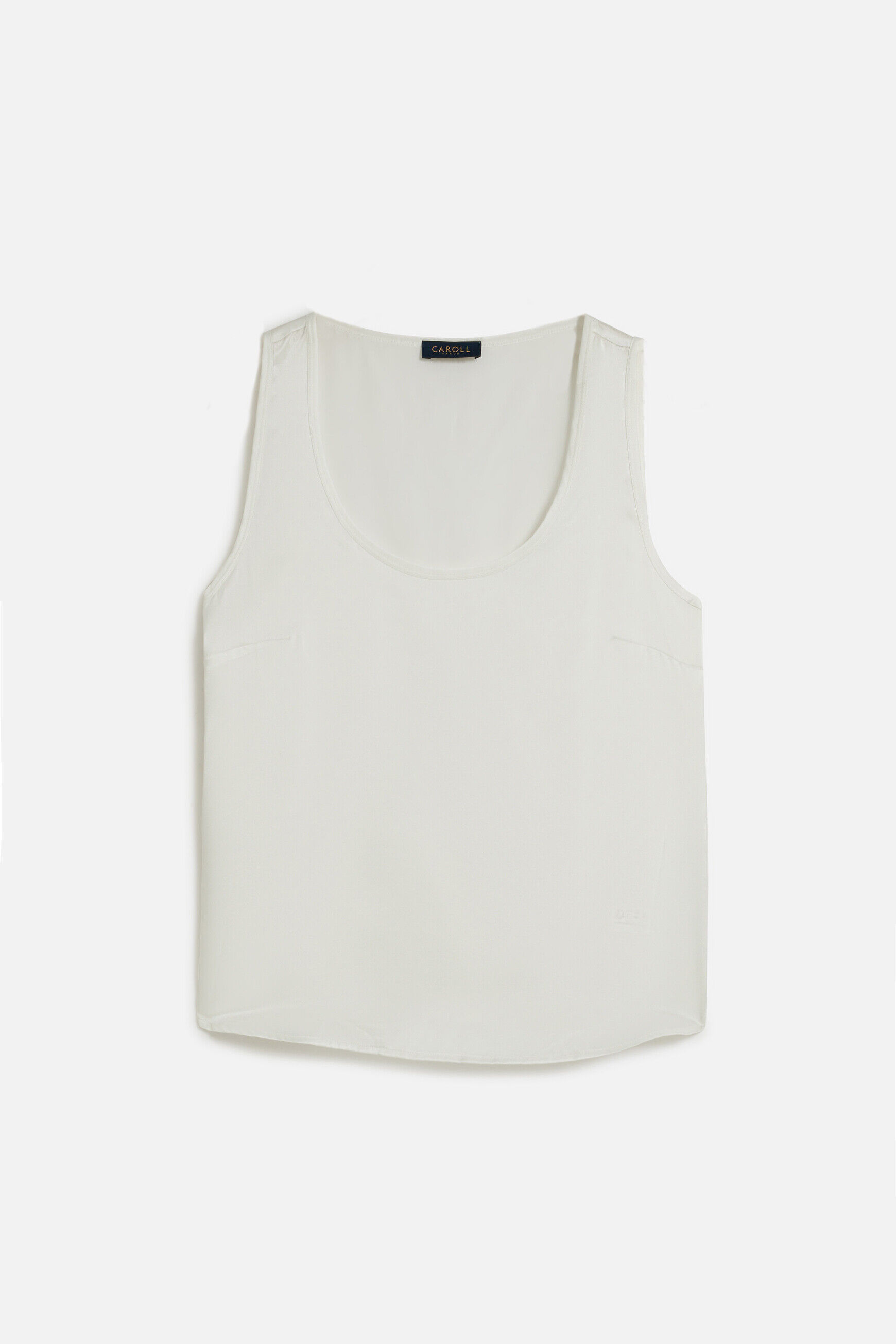 Blouse cmaelle blanc femme