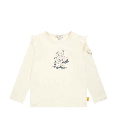 T-Shirt langarm, beige für Mädchen