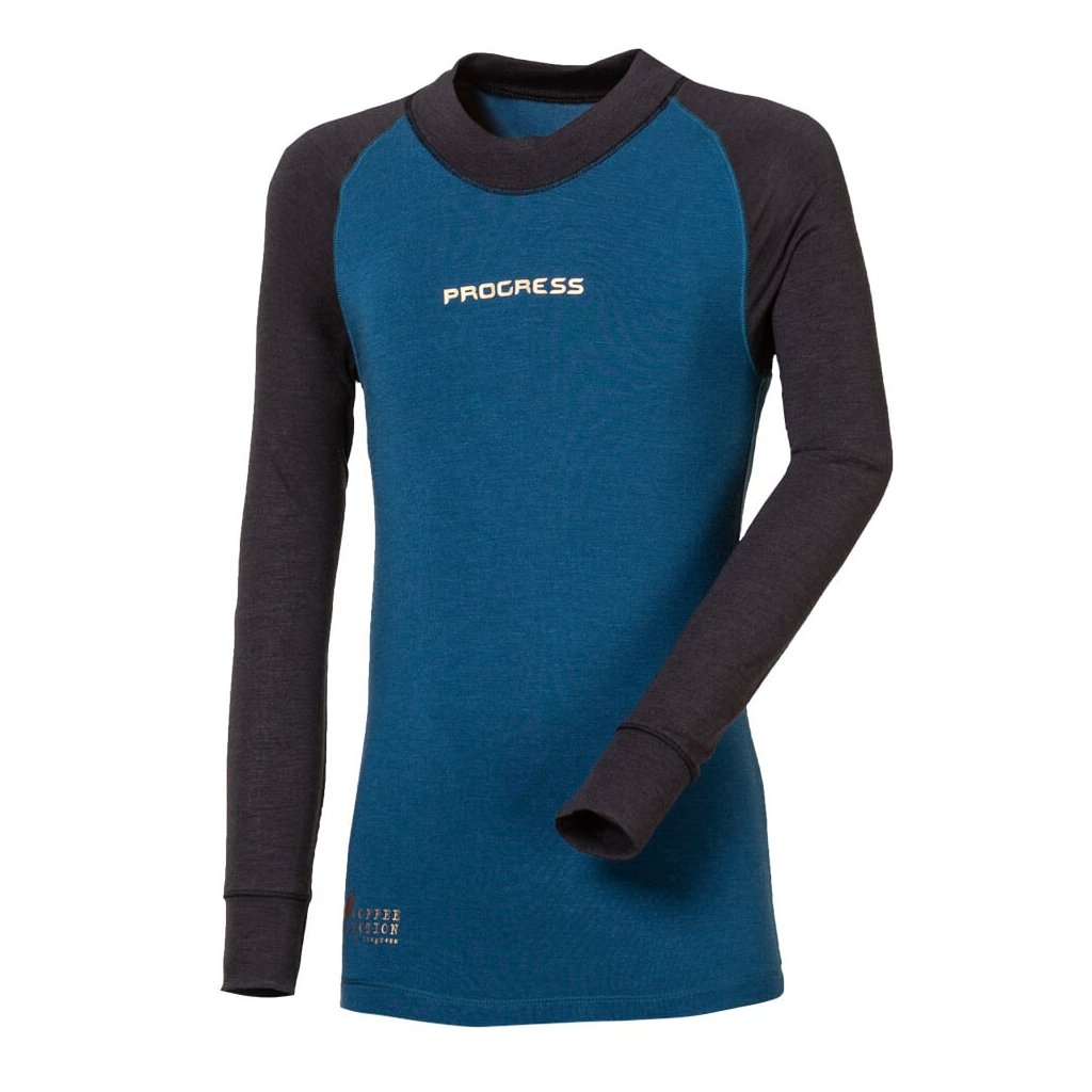Progress CC NDRD Kinder Langarm-Thermoshirt blau