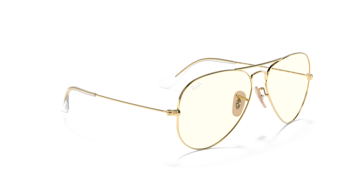 AVIATOR CLEAR EVOLVE - Gri fotocromatic auriu strălucitor