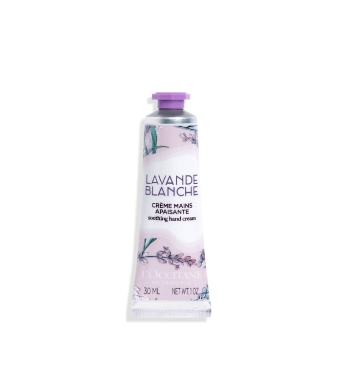 L'OCCITANE-LAVANDE BLANCHE-Crème mains Apaisante