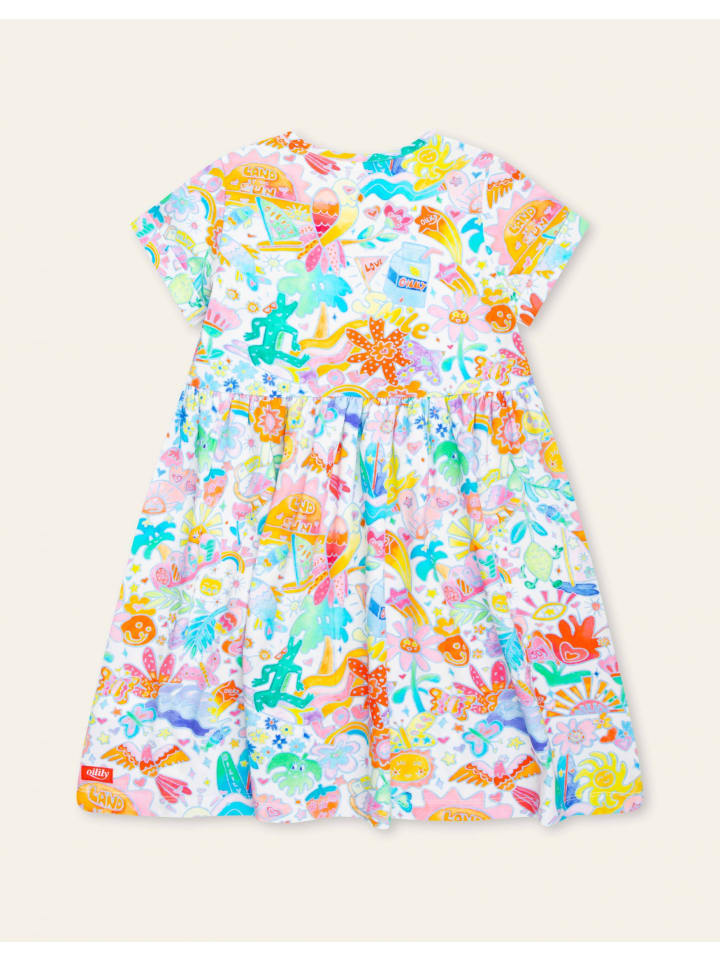 Oilily Kleider Doliday in Weiß günstig kaufen