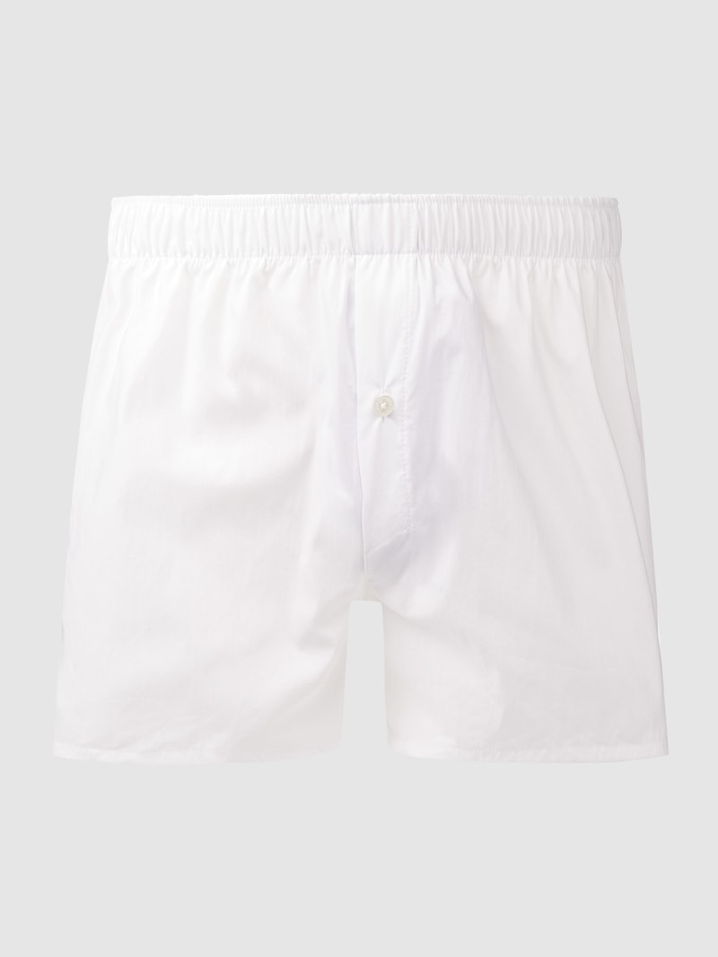 Boxershorts aus Baumwolle in weiß