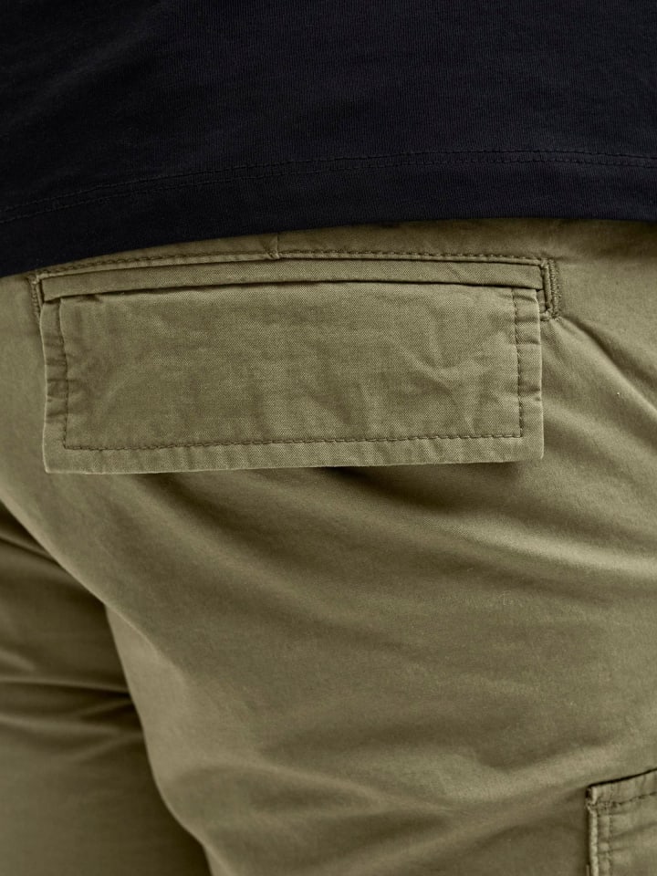 JACK & JONES PLUS Cargo Shorts in Olive Night günstig kaufen