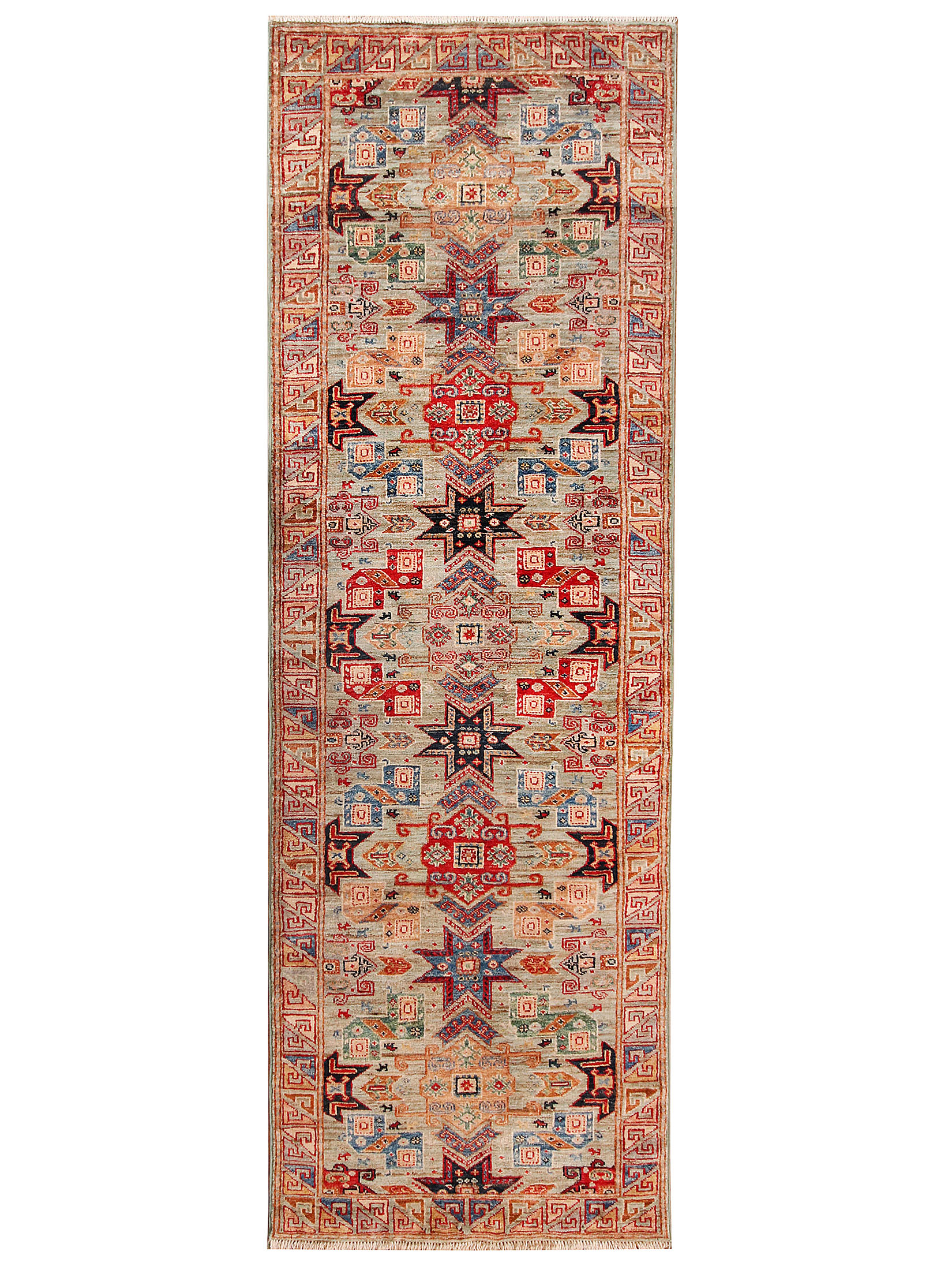 Kazak Ghazni ca. 80 x 250 cm, Unikat / Einzelstück