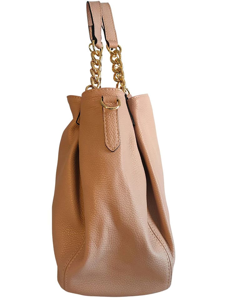 ORE10 Leder-Shopper in Rosa - (B)27 x (H)45 x (T)15 cm günstig kaufen onesize