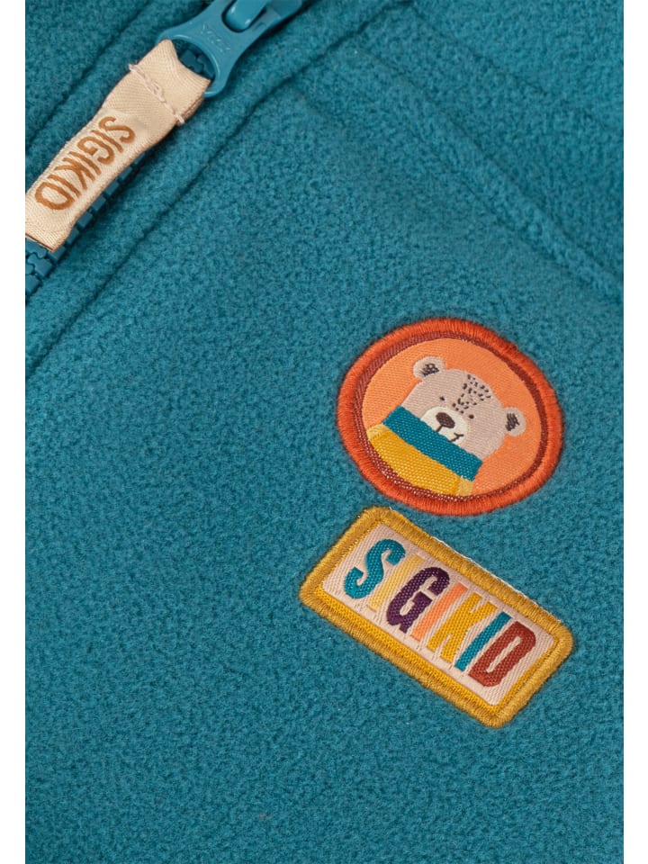 Sigikid Fleeceoverall winter animals in grün günstig kaufen 68