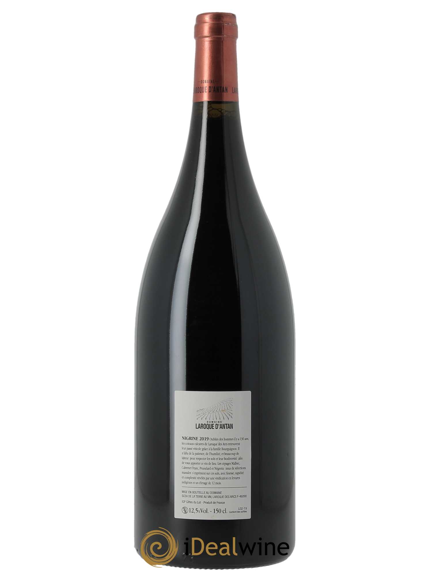 Côte du Lot Nigrine Laroque d'Antan (Domaine)  2019 - Lot de 1 Magnum