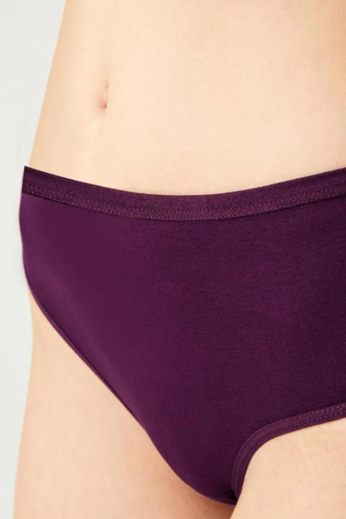 Cottonhill  Basic Classic Cotton Bato-Höschen mit breiter Krempe im 5er-Pack