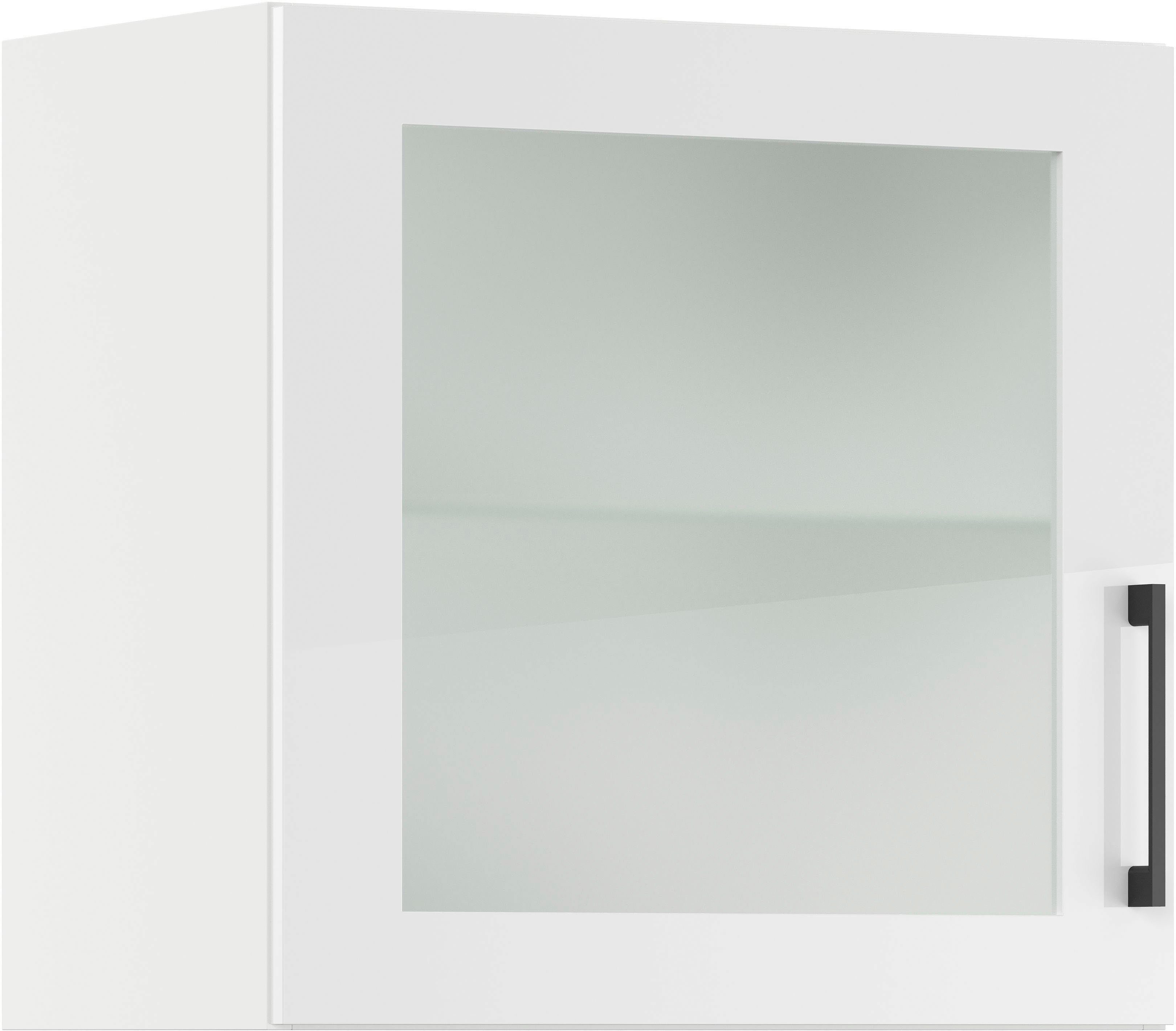 IMPULS KÜCHEN Glashängeschrank mit Glasdrehtür