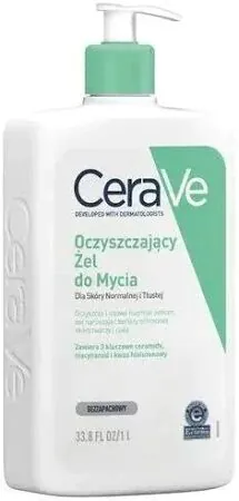 CeraVe valomasis gelis normaliai ir riebiai odai, 1000 ml