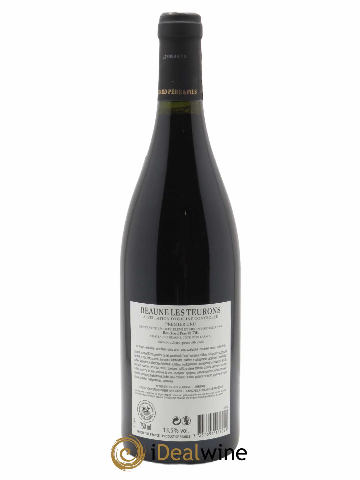 Beaune 1er Cru Teurons Bouchard Père & Fils  2020 - Lot de 1 Bouteille