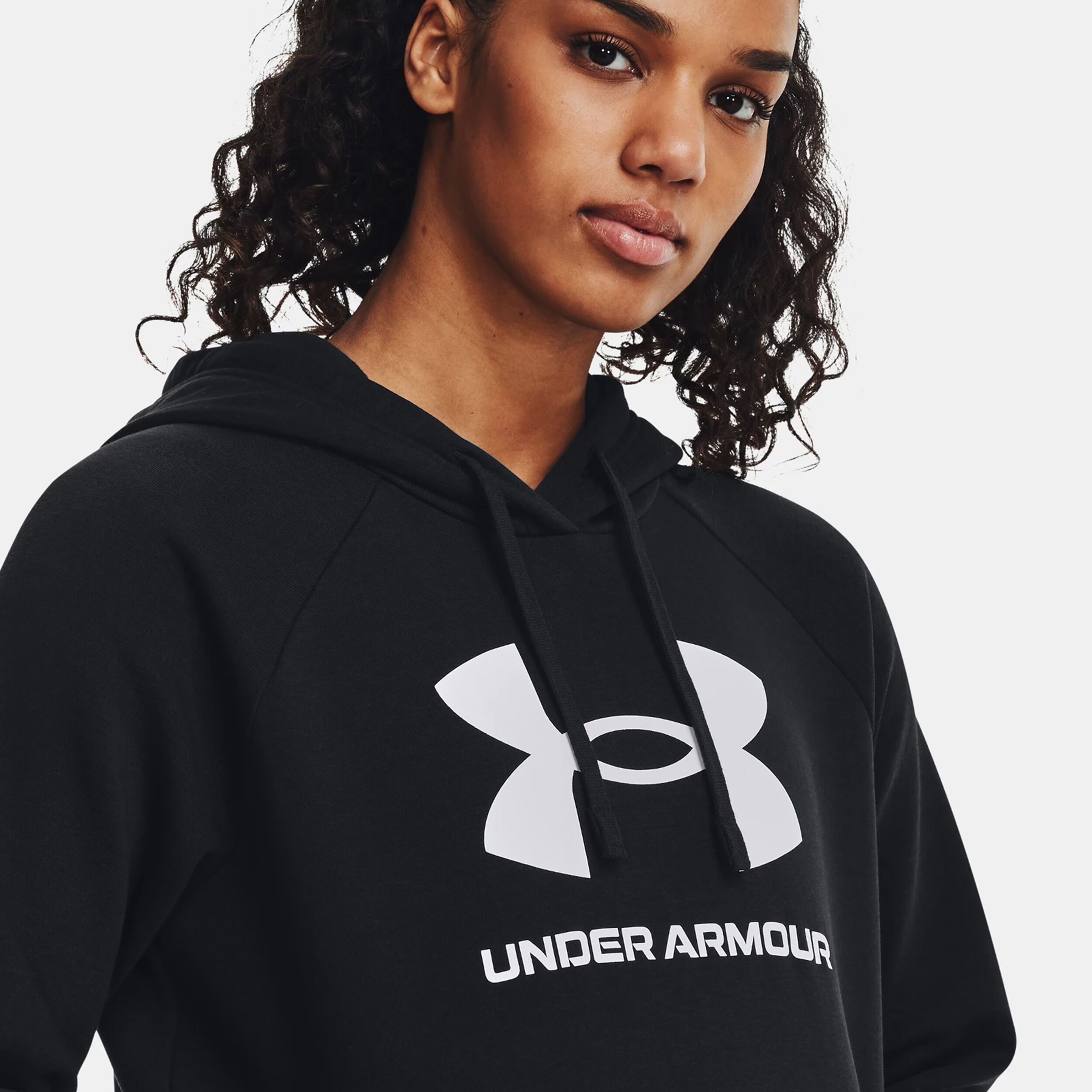 Big Logo Hoody Damen - Schwarz