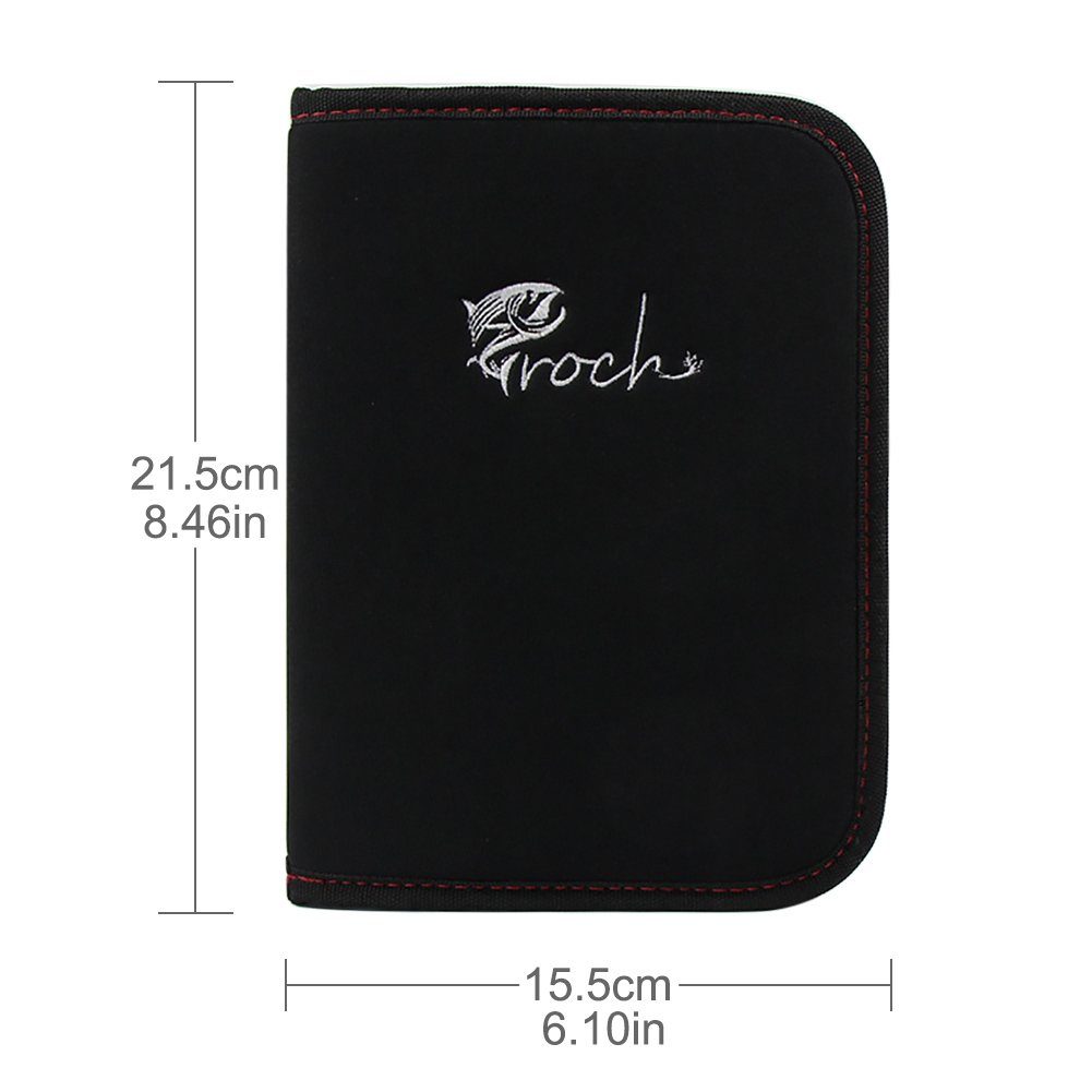 Croch Angelrucksack Angelschein Tasche, für Angelpapiere Tagskarten Fischereischein und andere Dokumente