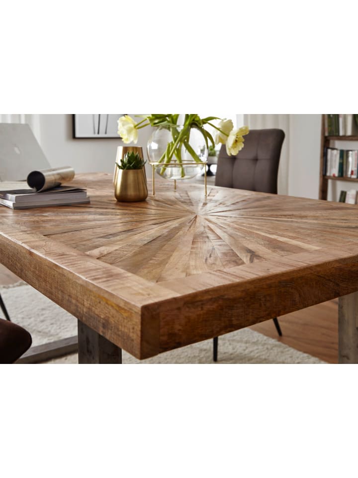 KADIMA DESIGN Esstisch Mango Massivholz Esszimmertisch 180x76,5x90, Küchentisch günstig kaufen