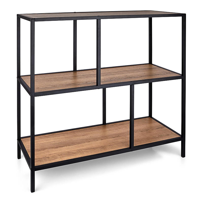 Home Gulvhylle Milton 83x33x80 cm metall og tre