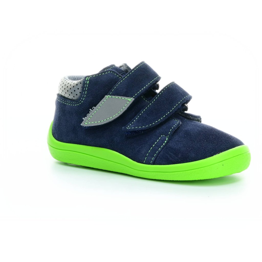 Beda Marcus mit Membran (BF 0001/W/M/02) dunkelblaue Barfuß-Stiefeletten
