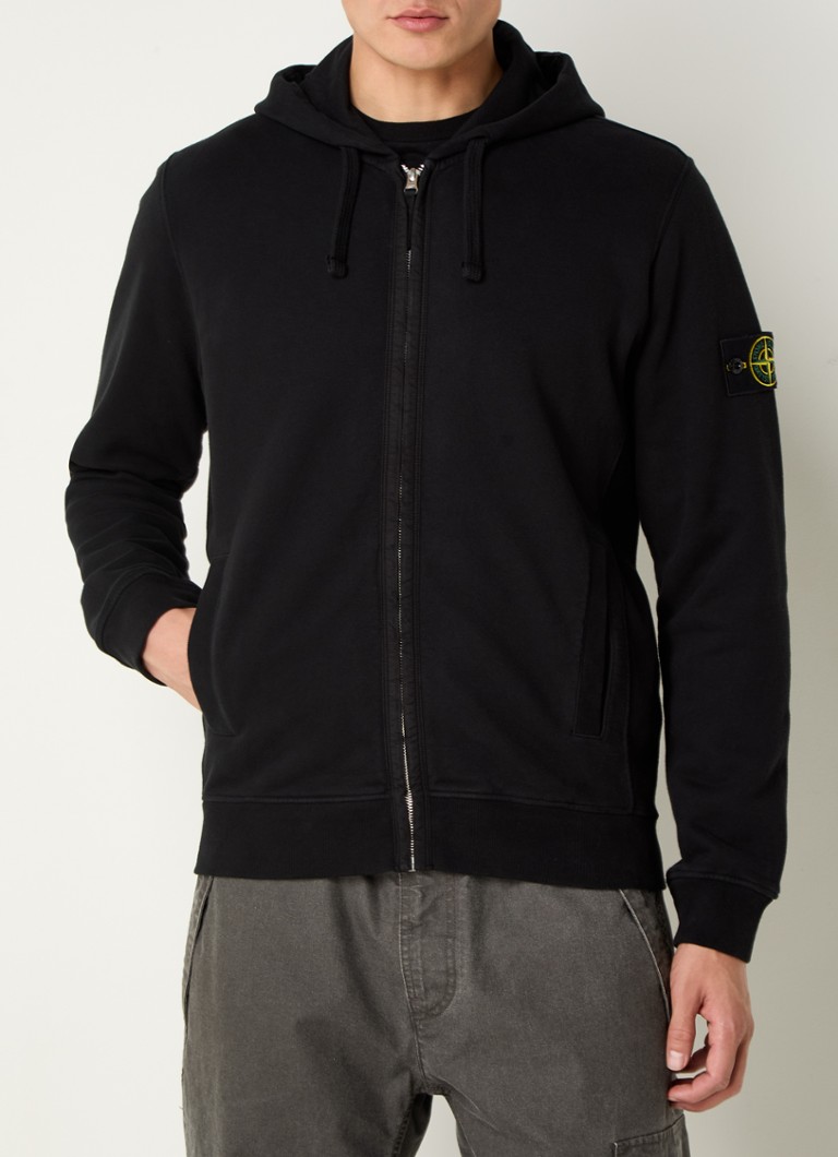 Stone Island 63520 -collegepaita logolla ja sivutaskuilla