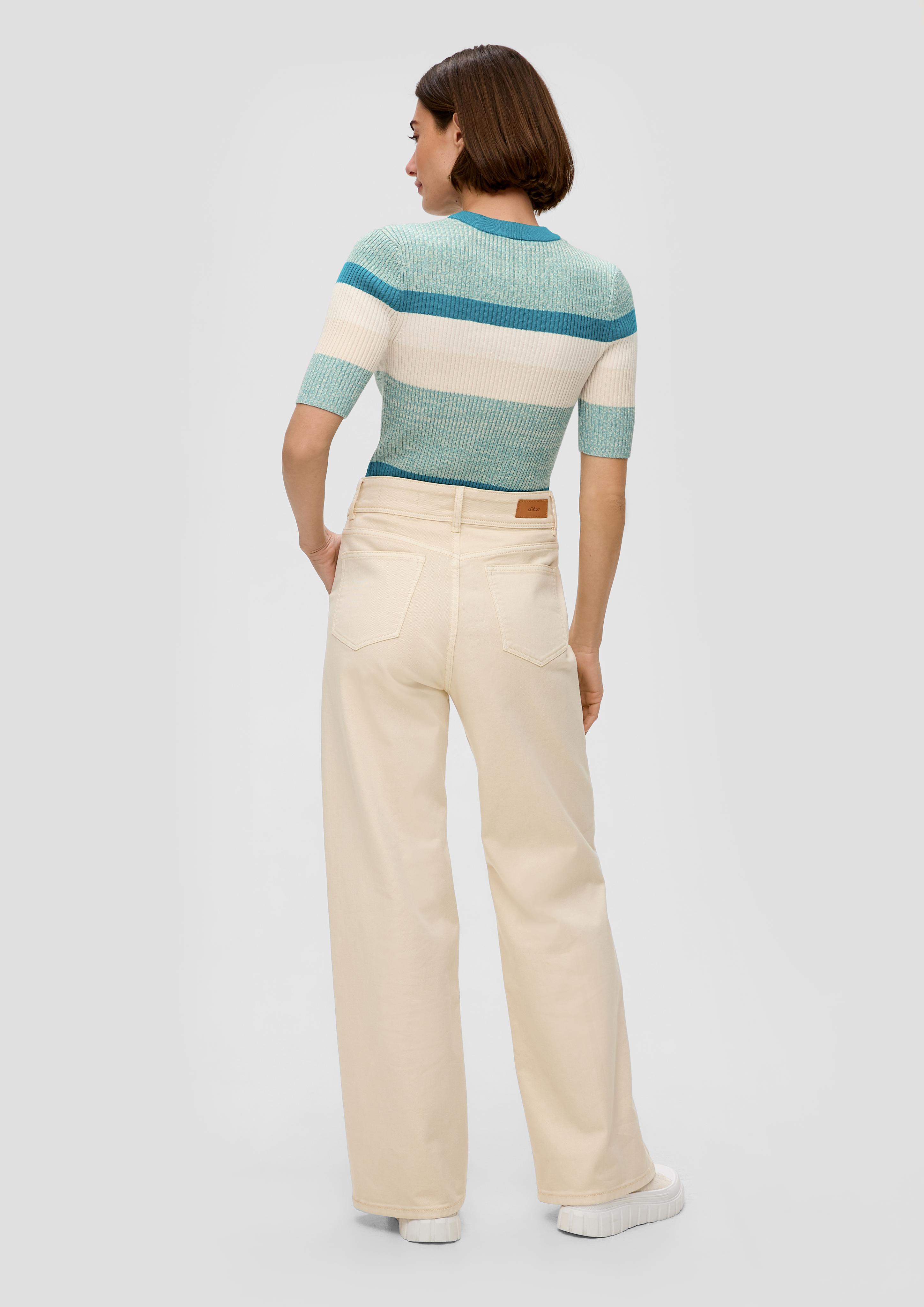 Strickshirt mit Rippstruktur  2147895-66X9