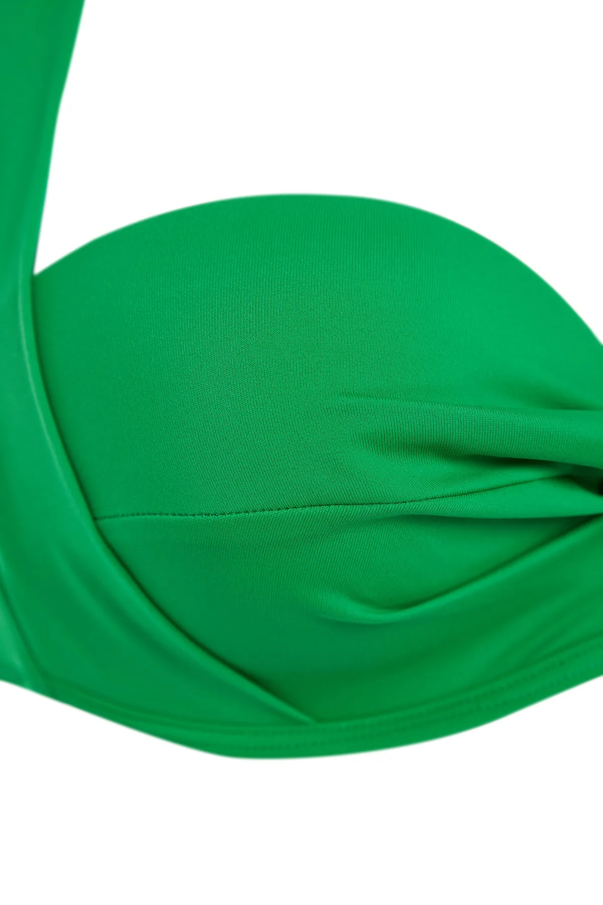 Trendyol Collection  Grünes drapiertes Bügel-Bikinioberteil TBESS20BU0223
