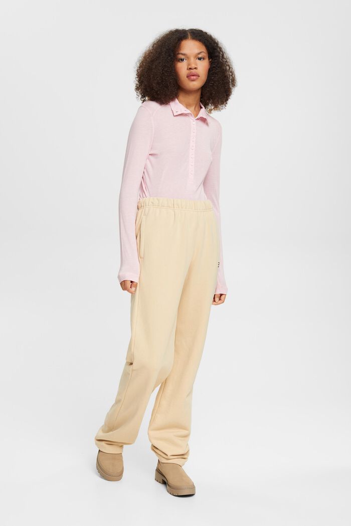 Longsleeve mit Stehkragen, TENCEL™