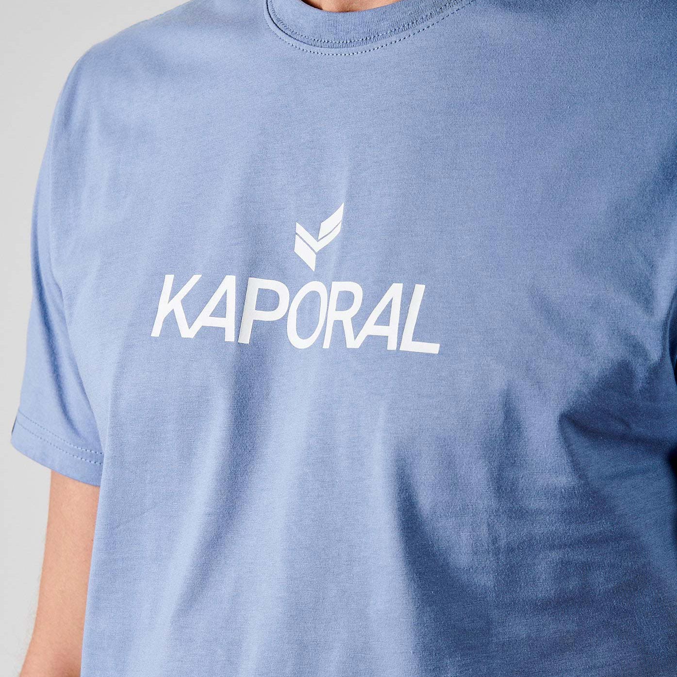 LERES  T-shirt bleu Homme en 100% coton bio