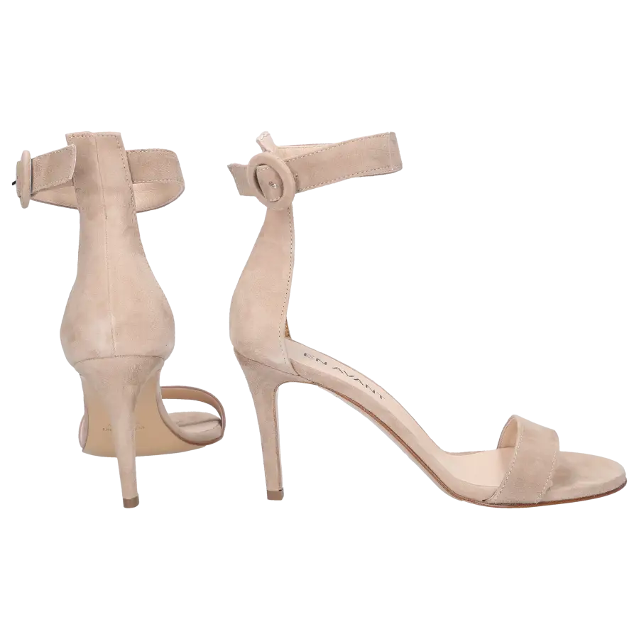 EN AVANT - Sandalen GR2 Veloursleder - beige