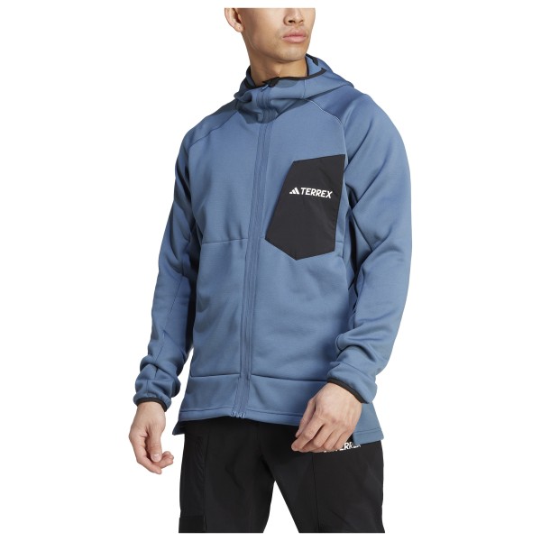 adidas Terrex - Terrex Xperior Medium Fleece Hooded Jacket - Fleecejacke