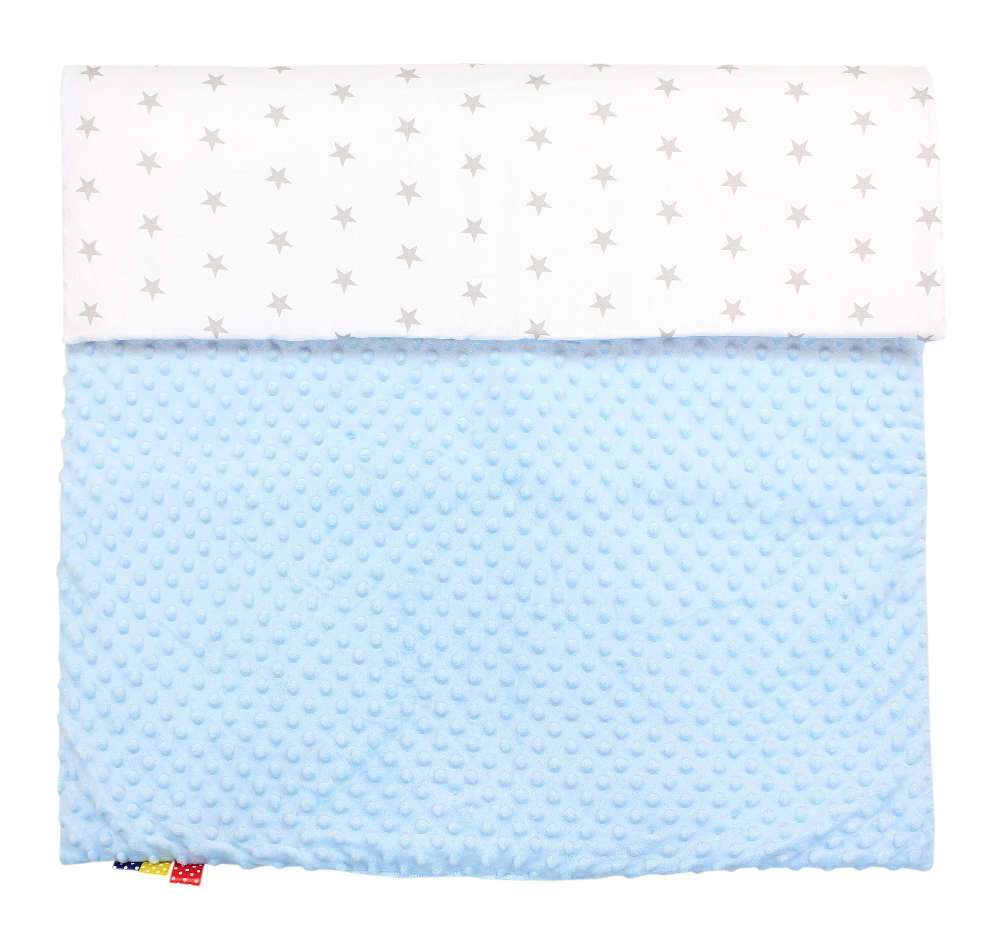 Babydecke TupTam Babydecke Kuscheldecke 75x100 Plüsch Minky Gemustert, TupTam