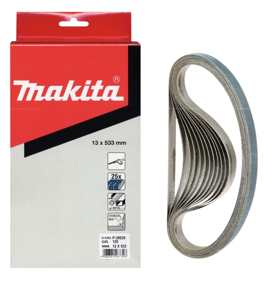 Makita Accessories P-39481 brusna traka K40 13x533 mm plava - 25 komada