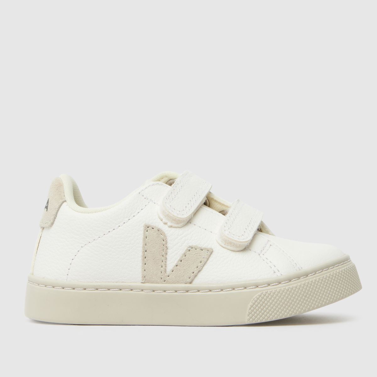 VEJA vita & beige esplar Småbarnsskor