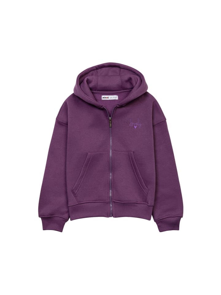 Minoti Sweatjacken 12ZIPEMB 5 in lila günstig kaufen 86/92