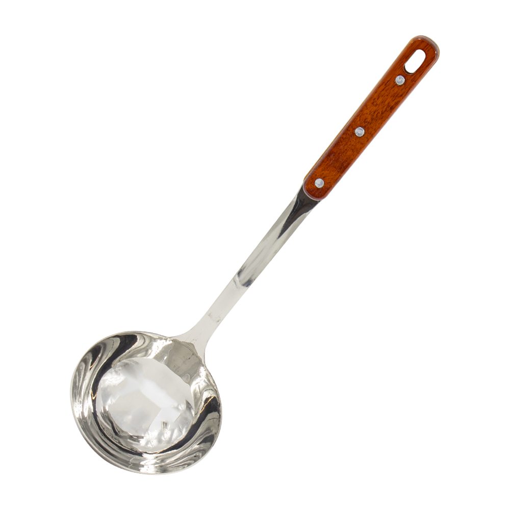 Grillpeter Grillbesteck-Set Schöpfkellen Set 4 tlg. mit Holzgriff Edelstahl für Kasan Utschak Plow