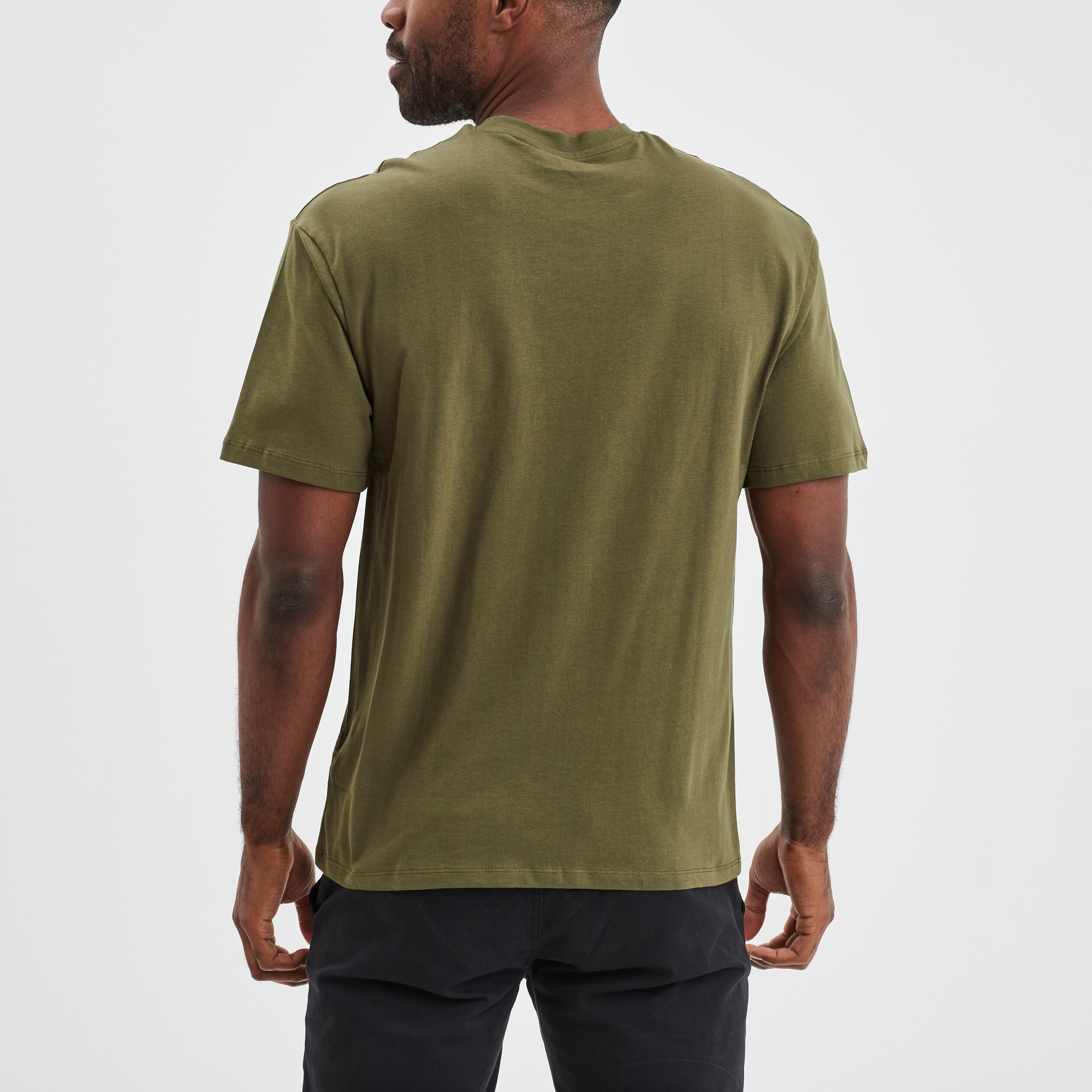 T-shirt coton Star Wars Dark Vador vert kaki homme | La Halle