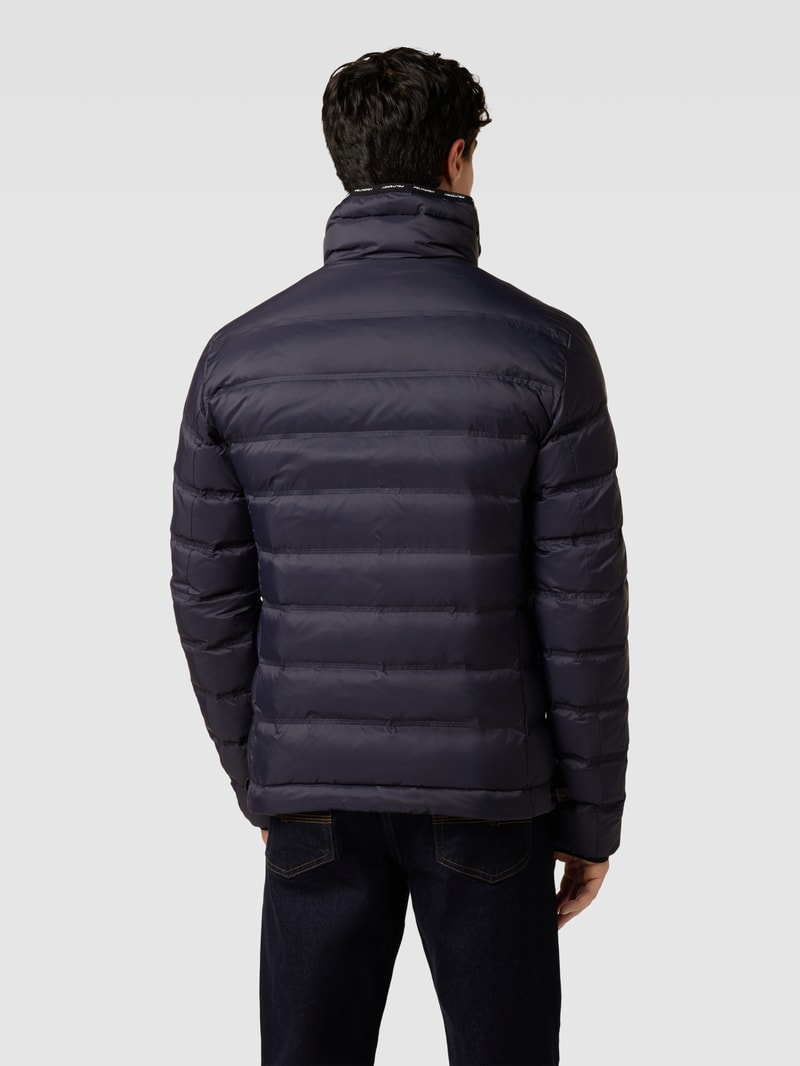 Steppjacke mit Stehkragen Modell 'PROSKE' in marineblau