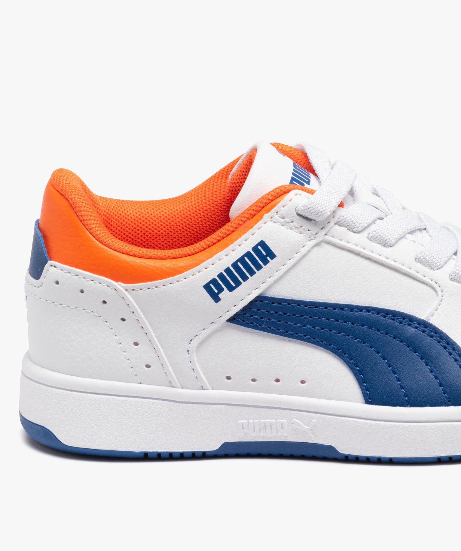 Baskets Garçon à lacets élastiqués - Puma blanc | GEMO