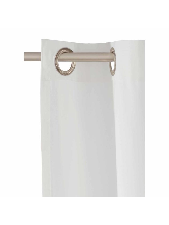 Tom Tailor Blickdichter Ösenvorhang DOVE in Weiß günstig kaufen 140 x 245 cm