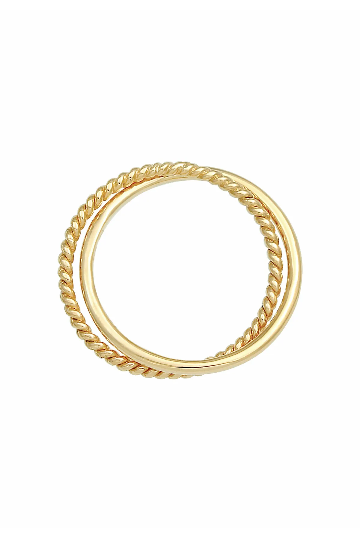 ELLI  Ring Wickelring Klassik Fein Gedreht 925 Silber