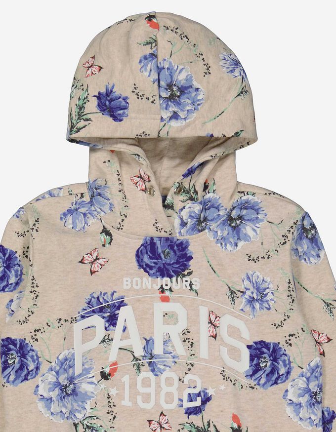Hoodie - Florales Muster