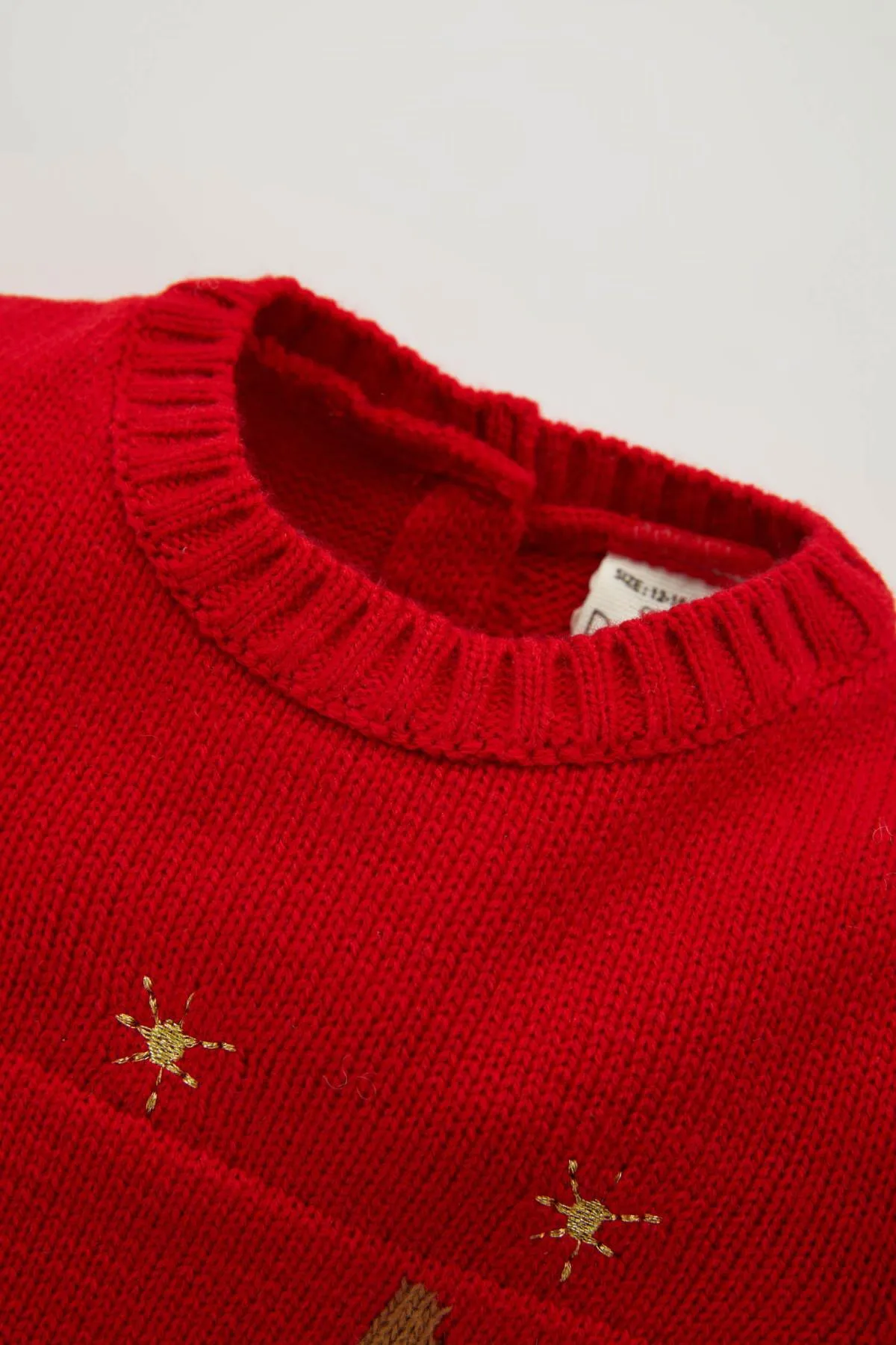 DeFacto  Baby-Pullover mit Rundhalsausschnitt und Neujahrsmotiv