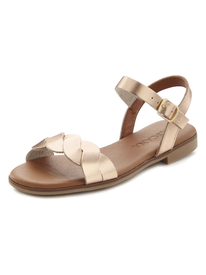 LASCANA Sandale in rosegoldfarben günstig kaufen